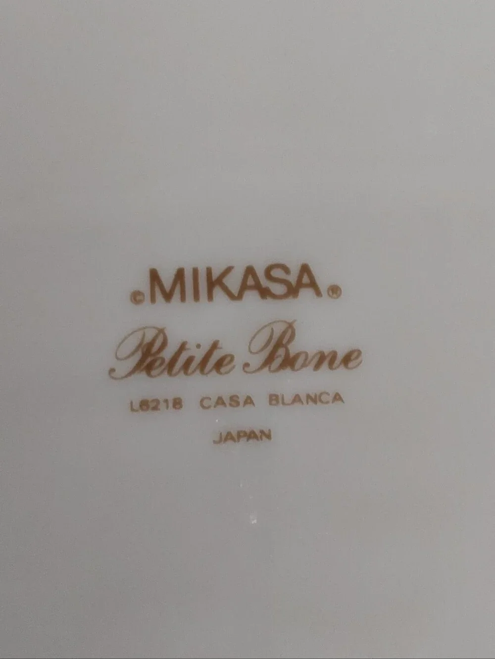Mikasa white porcelain